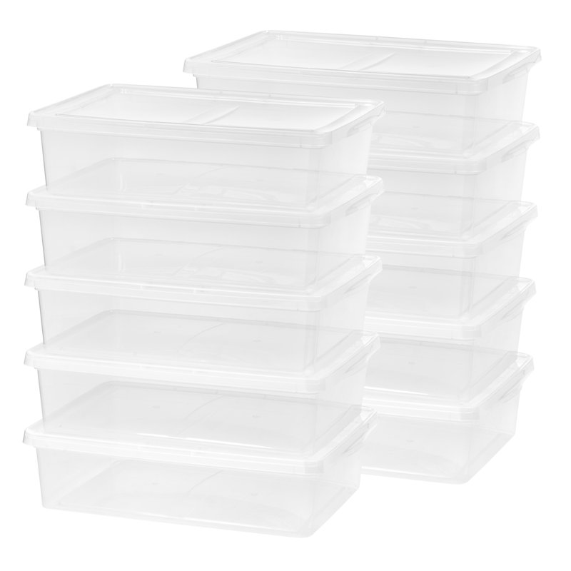 Rebrilliant 28 Qt. Plastic Tubs & Totes & Reviews Wayfair